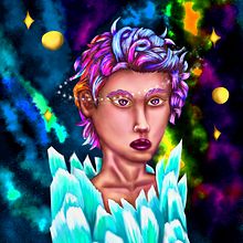 Mi proyecto del curso: Retratos digitales de fantasía con Photoshop. Traditional illustration, Drawing, Digital Illustration, Portrait Drawing, Digital Drawing, and Digital Painting project by adgacar1 - 07.12.2023