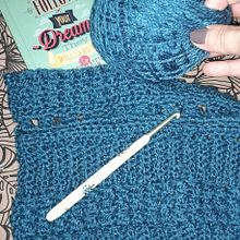 Sweater con texturas en azul. Projekt z dziedziny Projektowanie mod,  Tkactwo, Sz, dełkowanie, Wzornictwo tekst i liów użytkownika sosaanabella - 05.07.2023
