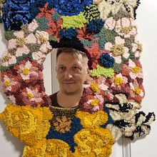 My project for course: Punch Needle Techniques for Home Decorations. Projekt z dziedziny Projektowanie dodatków, Craft,  Haft,  Dekoracja wnętrz,  Tkactwo,  Haft pętelkow, Wzornictwo tekst i liów użytkownika Nargiza Nurdinova - 07.07.2023