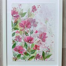 My project for course: Artistic Floral Watercolor: Connect with Nature. Traditional illustration, Painting, Watercolor Painting, and Botanical Illustration project by lena_tsch - 07.12.2023