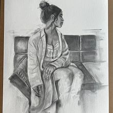 Mi proyecto del curso: Dibujo expresivo con carboncillo. Een project van  Beeldende kunst,  Tekening,  Portrettekening y Naturalistische illustratie van ley_jgb314 - 12.07.2023