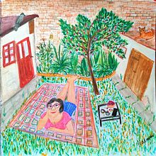 Mój projekt z kursu: Szkicownik do odkrycia własnego stylu rysunku . Projekt z dziedziny Trad, c, jna ilustracja, Sketching, Kreat, wność,  R, sunek, Malowanie akwarelą, Sketchbook i Malowanie gwaszami użytkownika Marta Hålska - 13.07.2023