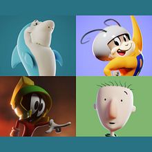 TV Classic Cartoons. 3D, 3D Modeling, Sculpture, and 3D Character Design project by Pablo Lima - 07.13.2023