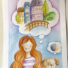 Il mio progetto del corso: Tecniche di illustrazione con acquerello e gouache. Traditional illustration, Fine Arts, Painting, Watercolor Painting, Children's Illustration, and Gouache Painting project by fededede - 07.13.2023