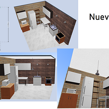 Mi proyecto del curso: Nueva Cocina. Interior Architecture, Interior Design, Interior Decoration, and Spatial Design project by caam174 - 07.13.2023
