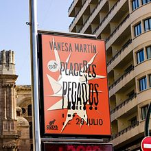 REDISEÑO CARTEL TOUR PLACERES Y PECADOS. Un progetto di Design di Lucía Martin Consuegra Martín del Campo - 16.03.2023