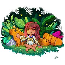 Lugares felices . Un projet de Illustration traditionnelle de Adrián Fonseca - 13.12.2023