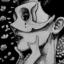 ROSTRO CHICA PUNTILLISMO. Traditional illustration project by Jonathan Costa - 03.04.2019