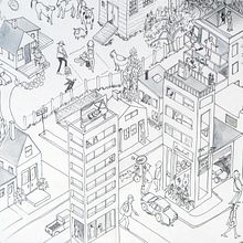 perspective isométrique 2. Un proyecto de Ilustración tradicional de Paule Pintal - 14.07.2023