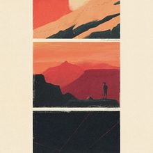 My project for course: Narrative Landscape Illustration with Stencils and Acrylics. Traditional illustration, Painting, Acr, lic Painting, and Narrative project by Uranium Sorcerer - 07.14.2023