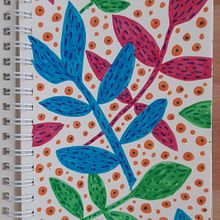 My project for course: Botanical Patterns in a Sketchbook: Conquer the Blank Page. Projekt z dziedziny Trad, c, jna ilustracja, Pattern design, R, sunek botaniczn i Sketchbook użytkownika neligrigorova358 - 14.07.2023