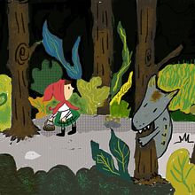 Meu projeto do curso: Criação de livro infantil ilustrado no Adobe Photoshop Ein Projekt aus dem Bereich Traditionelle Illustration, Verlagsdesign, Zeichnung, Stor, board, Kinderillustration, Erzählung und Bilderbücher von Alice Nardes - 13.07.2023