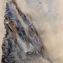 Falaise. Un progetto di Pittura ad acquerello di clongato - 04.07.2023