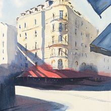 My final work for the project. Ink Illustration, Architecture, Painting, Drawing, and Watercolor Painting project by jbetalleluz - 07.14.2023