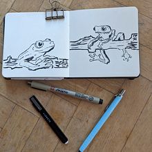 Mi proyecto del curso: Sketching diario como inspiración creativa. Ilustração tradicional, Esboçado, Criatividade, Desenho, e Sketchbook projeto de Celia - 13.07.2023