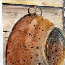Rusty things. Ilustração tradicional, Artes plásticas, Pintura, e Pintura em aquarela projeto de Karin Kersteter - 13.07.2023