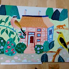 My project for course: Travel Sketchbook Illustration with Gouache. Un projet de Peinture, Dessin, Carnet de croquis , et Peinture gouache de ebrenninkmeijer - 15.07.2023