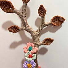 Meu projeto do curso: Macramê 3D: crie uma tapeçaria botânica. Projekt z dziedziny Craft, Dekoracja wnętrz,  Tkactwo, Makrama, Wzornictwo tekst i liów użytkownika anarita.mdsa - 23.02.2023
