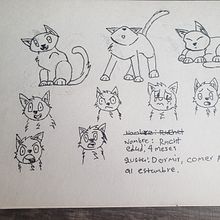 Leo criatura la noche . Traditional illustration, Character Design, Comic, and Manga project by Staz Gore - 07.15.2023
