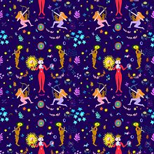 Mi proyecto del curso: Ilustración vectorial de patrones desde cero. Un progetto di Design, Illustrazione tradizionale, Pattern design e Stampa di Alexandra Salazar-Jackson - 06.07.2023