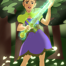Il mio progetto del corso: Creazione di personaggi femminili in stile cartoon con Procreate. Projekt z dziedziny Tradycyjna ilustracja, Ilustracja cyfrowa i Rysunek cyfrowy użytkownika Eleonora Brotto - 16.07.2023