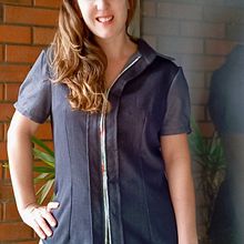 Mi proyecto del curso: Corte y confección: diseña tu propia camisa. Projekt z dziedziny Projektowanie mody,  Szycie i DIY użytkownika m_ines_dougnac - 12.07.2023