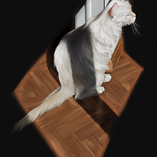 Gatita. Un progetto di Illustrazione digitale di Fernando Soler - 22.09.2021