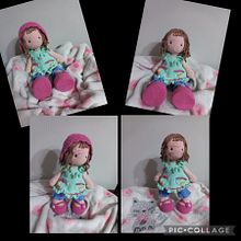 Mi proyecto del curso: Elaboración de muñecas amigurumi románticas. Projekt z dziedziny Craft, Projektowanie zabawek,  Tkactwo, Sz, dełkowanie, Amigurumi, Wzornictwo tekst i liów użytkownika ft.navarro.adriana - 17.07.2023