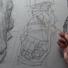 "Proportion V Tutorial" highlights - patreon.com/DanThompsonArt. Een project van Traditionele illustratie, Tekening met potlood,  Portrettekening, Realistische tekening,  Artistieke tekening,  Tekening, Anatomisch tekenen, Tekenen met kleurpotloden, Digitale tekening, Grafisch ontwerp y Beeldhouwwerk van Dan Thompson - 17.07.2023