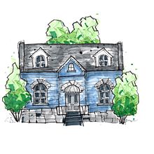 Mi proyecto del curso: Dibujo arquitectónico expresivo con marcadores de colores. Sketching, Drawing, Architectural Illustration, Sketchbook & Ink Illustration project by Amilcar Ramirez Alvarado - 07.17.2023