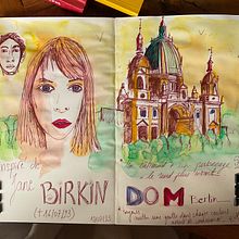 Mon projet du cours : Sketching artistique à l’aquarelle : osez exprimer vos idées. Projekt z dziedziny Trad, c, jna ilustracja, Sketching, Kreat, wność,  R, sunek, Malowanie akwarelą i Sketchbook użytkownika sdeponnat - 17.07.2023