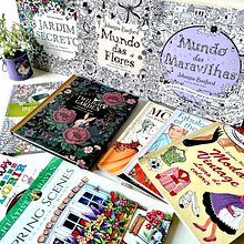 Livros de colorir - Favoritos  Ein Projekt aus dem Bereich Aquarellmalerei, Malerei mit Acr, l, Zeichnen mit Buntstiften und Gouachemalerei von MarArtesOficial - 22.07.2023