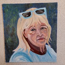 My project for course: Portrait Painting with Oil: Explore Light and Shade. Fine Arts, Painting, and Oil Painting project by Sally Haylock - 07.18.2023