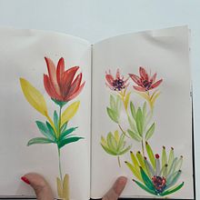 Meu livro de rabiscos [acertos, erros, tentativas e Insistências. Projekt z dziedziny Trad, c i jna ilustracja użytkownika KAROLLINNE LEVY PONTES DE AGUIAR - 18.07.2023