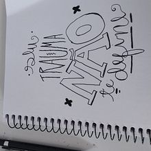 Meu projeto do curso: Lettering criativo: desenhe palavras com estilo. Lettering, H, and Lettering project by Dany Porfirio - 07.18.2023