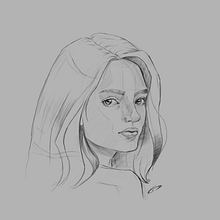 My project for course: Portrait Sketchbooking: Explore the Human Face. Een project van  Schetsen,  Tekening,  Portrettekening,  Artistieke tekening y Sketchbook van ghadiraljawad - 18.07.2023