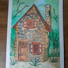 Meu projeto do curso: Ilustração de cenários charmosos com aquarela e caneta-tinteiro. Painting, Sketching, Watercolor Painting, Architectural Illustration & Ink Illustration project by Priscila Cruz - 07.18.2023