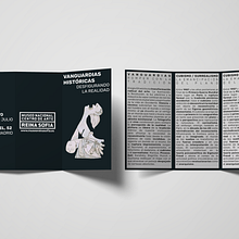 Póster y tríptico exposición vanguardias Reina Sofía . Un projet de Design , Illustration traditionnelle, Publicité, Direction artistique, Conception éditoriale , et Design graphique de Antonio Valderrama Vidal - 01.02.2022