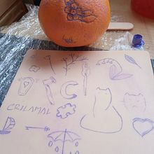 Mi proyecto del curso: Tatuaje para principiantes. Un proyecto de Diseño de tatuajes de Crisu Raven - 18.07.2023