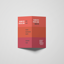 Folleto catálogo Editorial Palabra Feria del Libro de Madrid 2023 . Un projet de Design , Illustration traditionnelle, Publicité, Direction artistique, Br et ing et identité de Antonio Valderrama Vidal - 01.05.2023