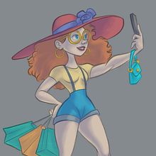 Meu projeto do curso: Pintura digital de personagens: ilustre com luz e cor Ein Projekt aus dem Bereich Traditionelle Illustration, Design von Figuren, Digitale Illustration und Digitale Malerei von Ketrin Z. Guimarães - 20.07.2023