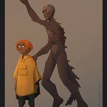Juniper Tempest(Shadows of Black Suns). Character Design, and Traditional illustration project by annik_ - 07.20.2023