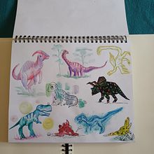 Mi proyecto del curso: Técnicas de ilustración para desbloquear tu creatividad. Un progetto di Design, Illustrazione tradizionale, Belle arti, Pittura, Creatività, Creatività con i bambini e Sketchbook di Ivett Sanchez - 20.06.2023