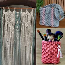 Meu projeto do curso: Criação de peças decorativas com folhas em macramê Ein Projekt aus dem Bereich DIY und Makramee von Marcia Maria Sena - 20.07.2023