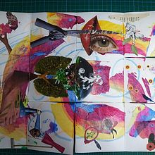 Il mio progetto del corso: Quaderno creativo: sperimenta con collage, stamping e découpage. Un progetto di Illustrazione tradizionale, Collage, Papercraft e Sketchbook di supremecastle_claudia - 21.07.2023