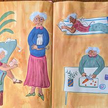 Création de personnages à partir de dessins d’observation. Un projet de Illustration traditionnelle, Conception de personnages, Dessin , et Carnet de croquis de Véronique - 30.07.2023