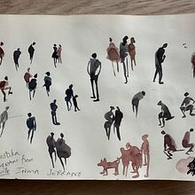 My project for course: Urban Sketching: Capture Your City in Motion Ein Projekt aus dem Bereich Traditionelle Illustration, Skizzenentwurf, Zeichnung, Aquarellmalerei, Architektonische Illustration und Sketchbook von gail_28 - 21.07.2023