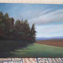 My project for course: Landscape Oil Painting with Plein-air Techniques. Een project van  Beeldende kunst, Schilderij y  Olieverfschilderij van Roman Popik - 21.07.2023