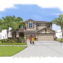 Residential digital marker sketch. Traditional illustration, Architectural Illustration, Digital Drawing, Drawing, and Digital Illustration project by Javi Sola - 07.21.2023
