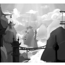 ENVIRONMENT CONCEPTART. Digital Drawing, Concept Art, and Design project by Carla Ortiz Lopez - 07.21.2023
